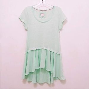 Lots 3 Anthropologie high low babydoll peplum tops xs & s